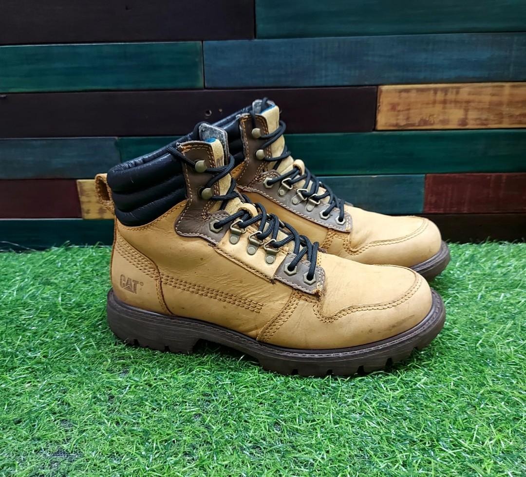 Sepatu Safety CATERPILLAR Boots High P716348 Basic mens nubuck Size 41