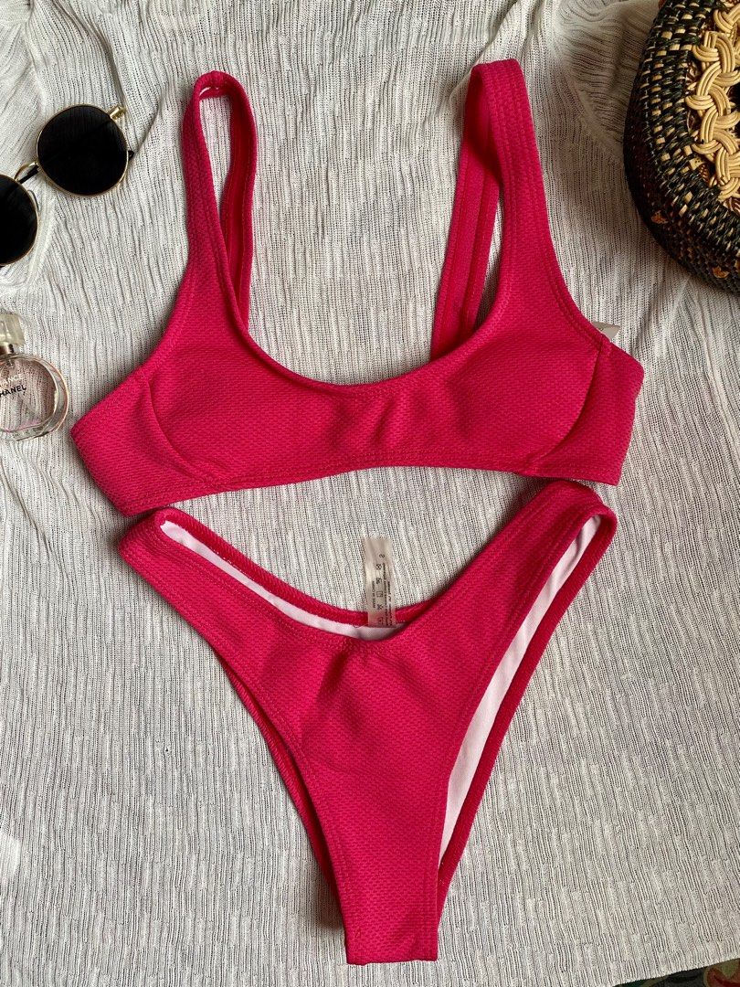 SHEIN High Cut Bikini Swimsuit, Women's Fashion, Swimwear, Bikinis & Swimsuits on Carousell