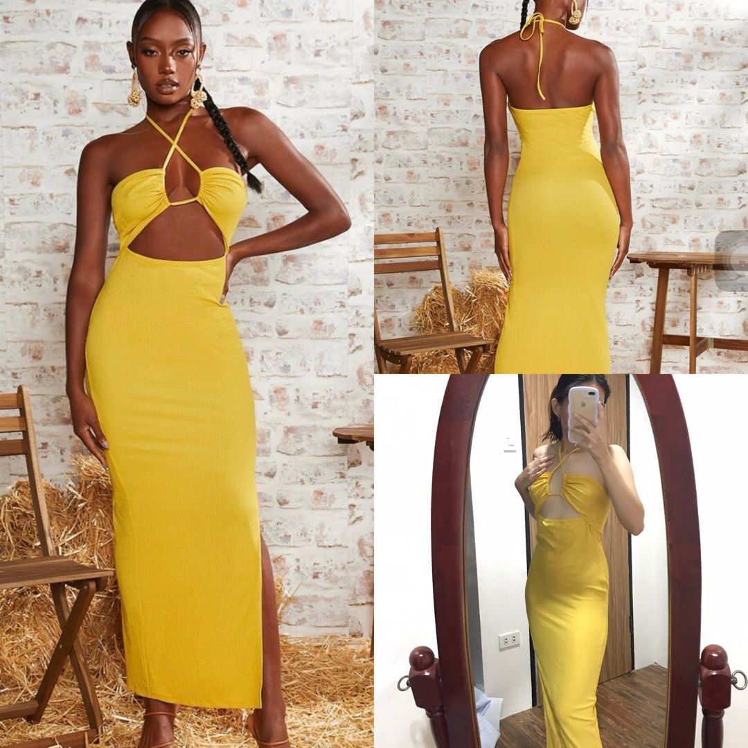 Yellow long sales summer dresses