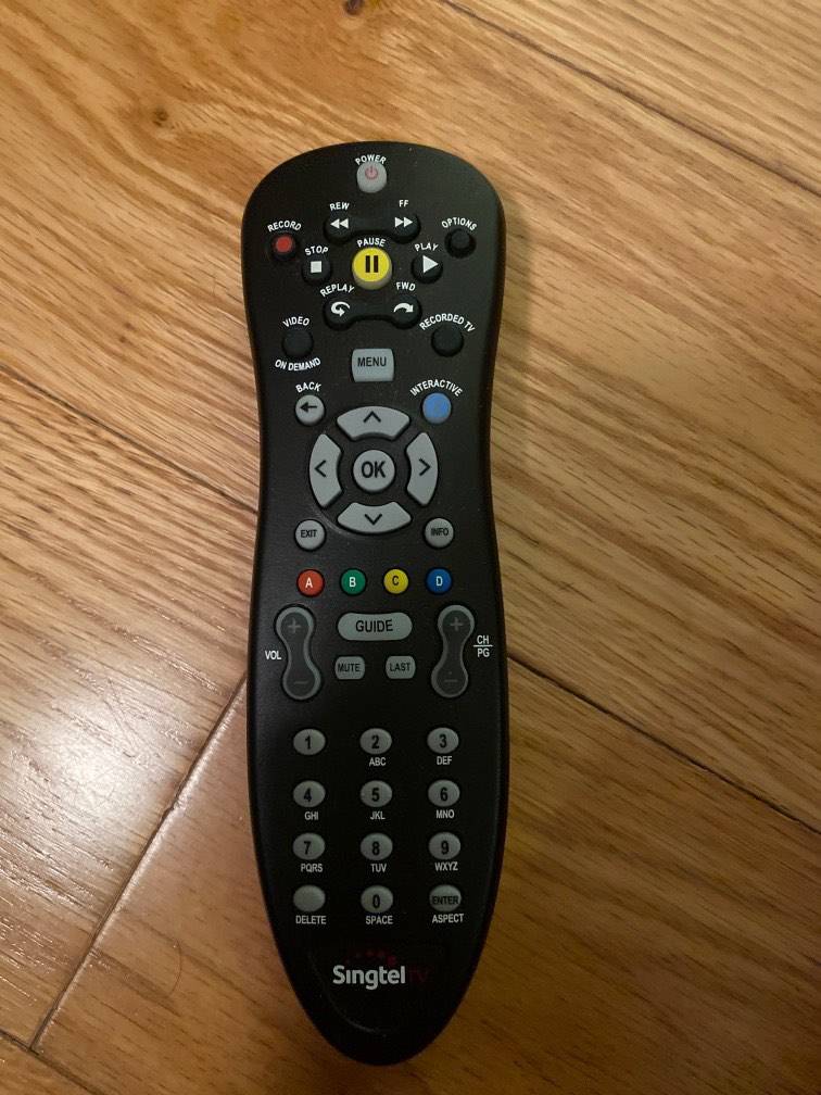 Singtel TV remote, TV & Home Appliances, TV & Entertainment, TV Parts