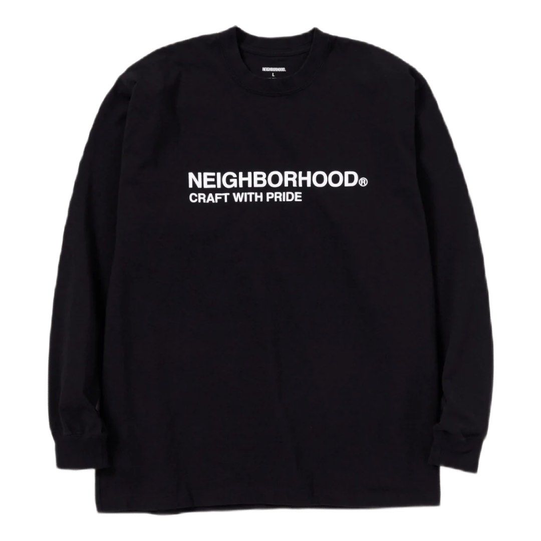 size XXL neighborhood ID / C-Tee LS, 男裝, 上身及套裝, T-shirt