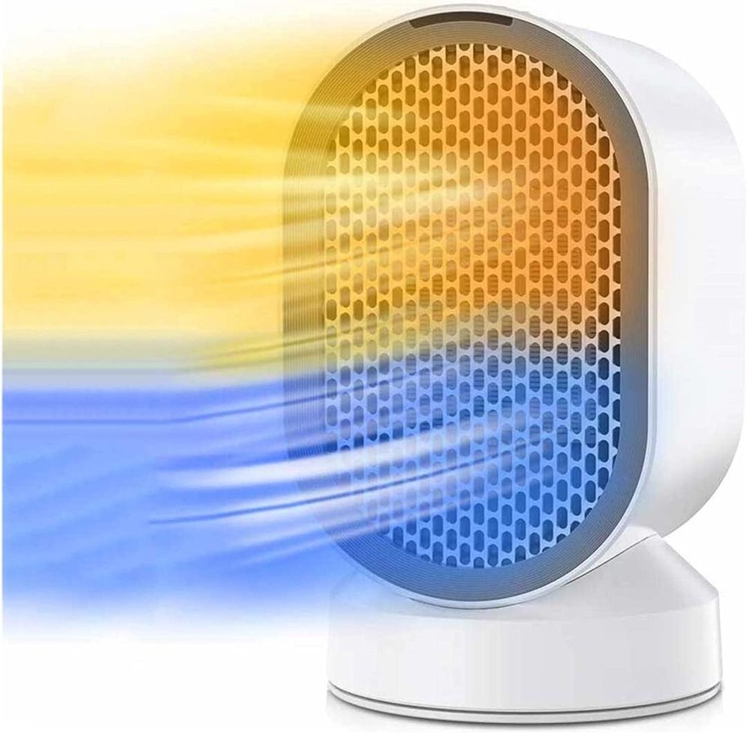 Space Heater 600W Mini Electric Heater Portable Desktop Fan Heater PTC  Ceramic Heating Warm Air Blower Home Office Warmer Machine for Winter  Electric Space Heater, Furniture u0026 Home Living, Lighting u0026 Fans,