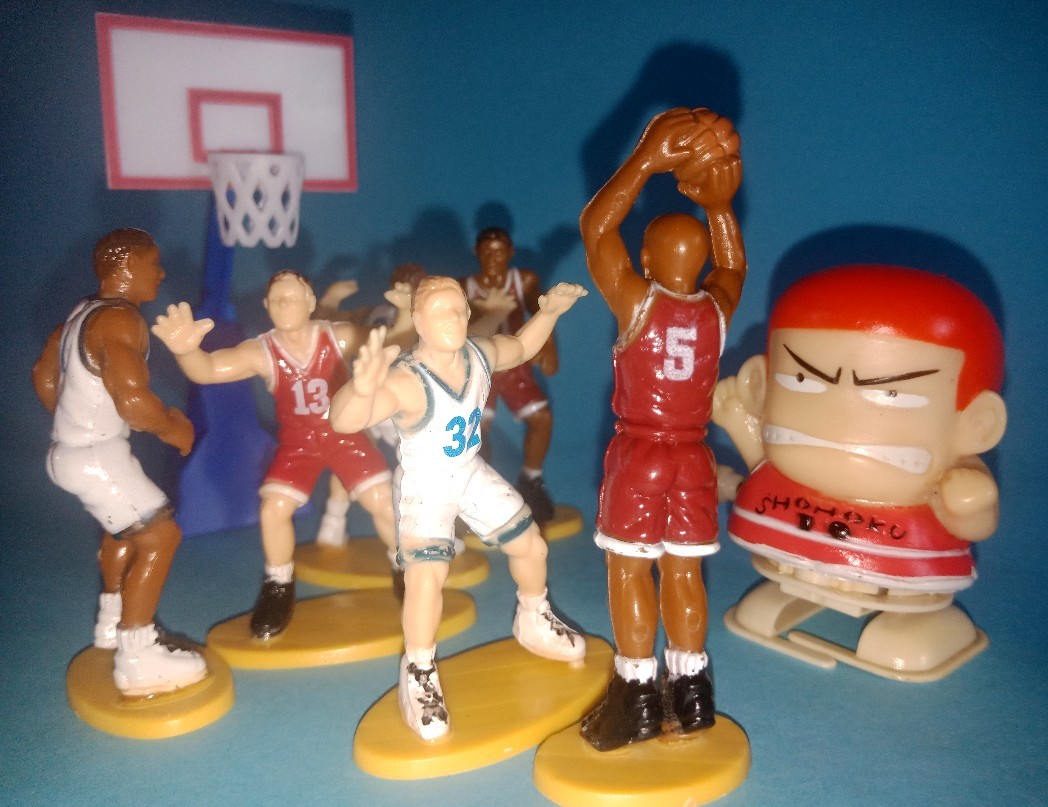 Bandai action figure sakuragi vintage basketball toys collectible set