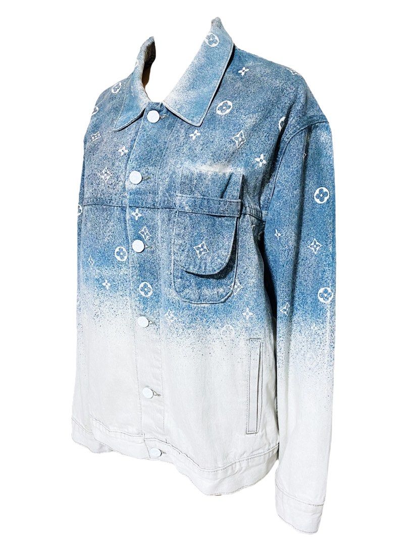 Louis Vuitton Monogram Gradient Snowfall Denim Jacket