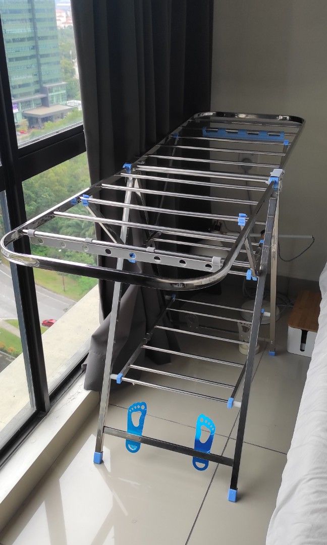 Stainless Steel Butterfly Design Clothes Drying Rack, Furniture & Home
