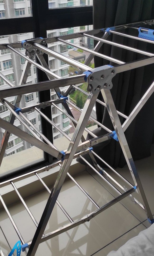 Stainless Steel Butterfly Design Clothes Drying Rack, Furniture & Home