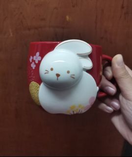 Starbucks CNY rabbit mug 12oz
