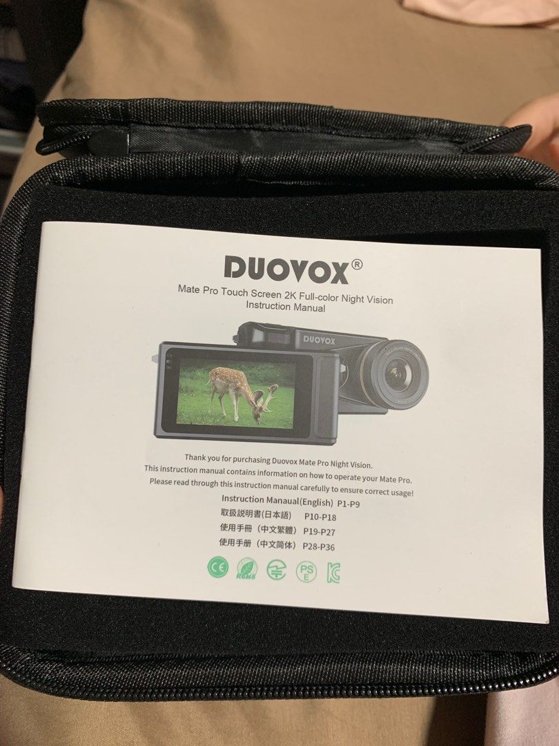 新品 おまけ付 Duovox Mate Pro 2K暗視カメラ ナイトビジョン 【SALE