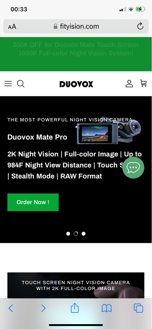 Super sale! Duovox mate pro night vision camera brand new at 50% off ...