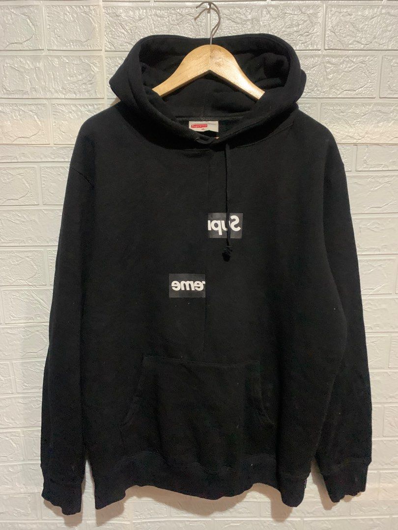 SUPREME X CDG Men s Fashion Tops Sets Hoodies on Carousell