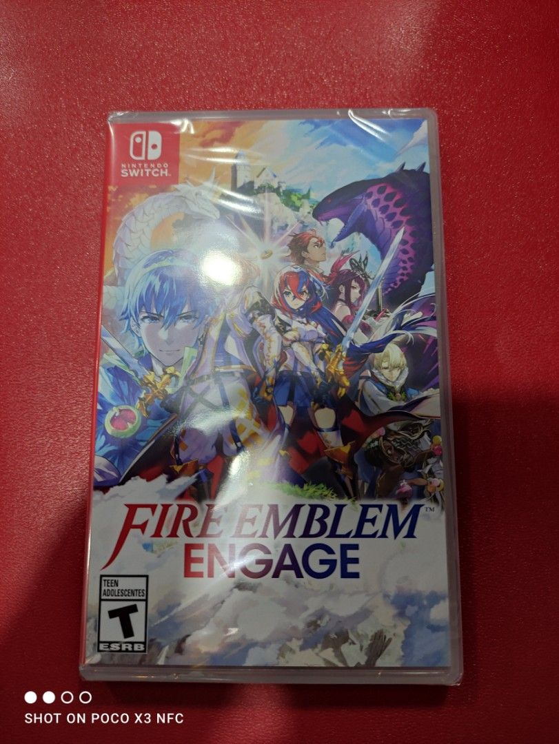 SWITCH FIRE EMBLEM ENGAGE (Category: Nintendo) located in Makati City. Submitted by yomyom_onlineshop (Listing ID 1210636240, Image 1). Description: For Sale Only Brandnew Sealed No To trade/SWAP Delivery within the day Taguig Market Market Can book Via lalamove Less Time Less Effort Cod,Gcash,Banktransfer.