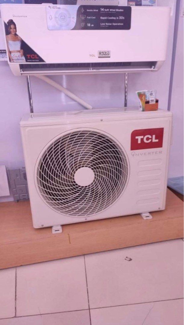Tcl split type inverter aircon tv home appliances air conditioning