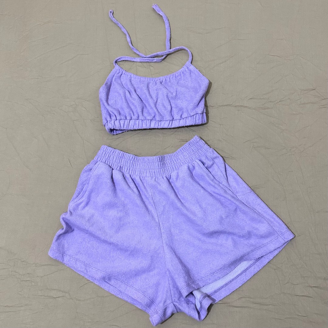 Terry Cloth Set, Women's Fashion, Dresses & Sets, Sets or Coordinates ...