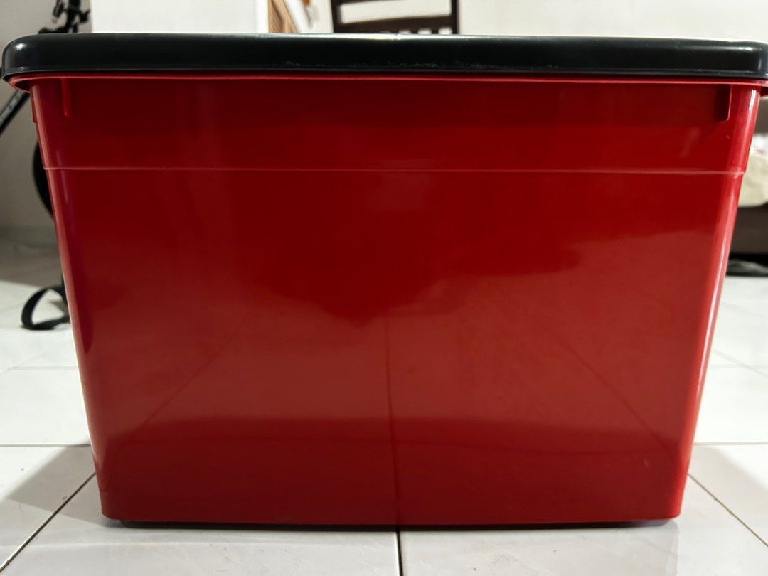 Tesco storage boxes 75l, Furniture & Home Living, Home Improvement