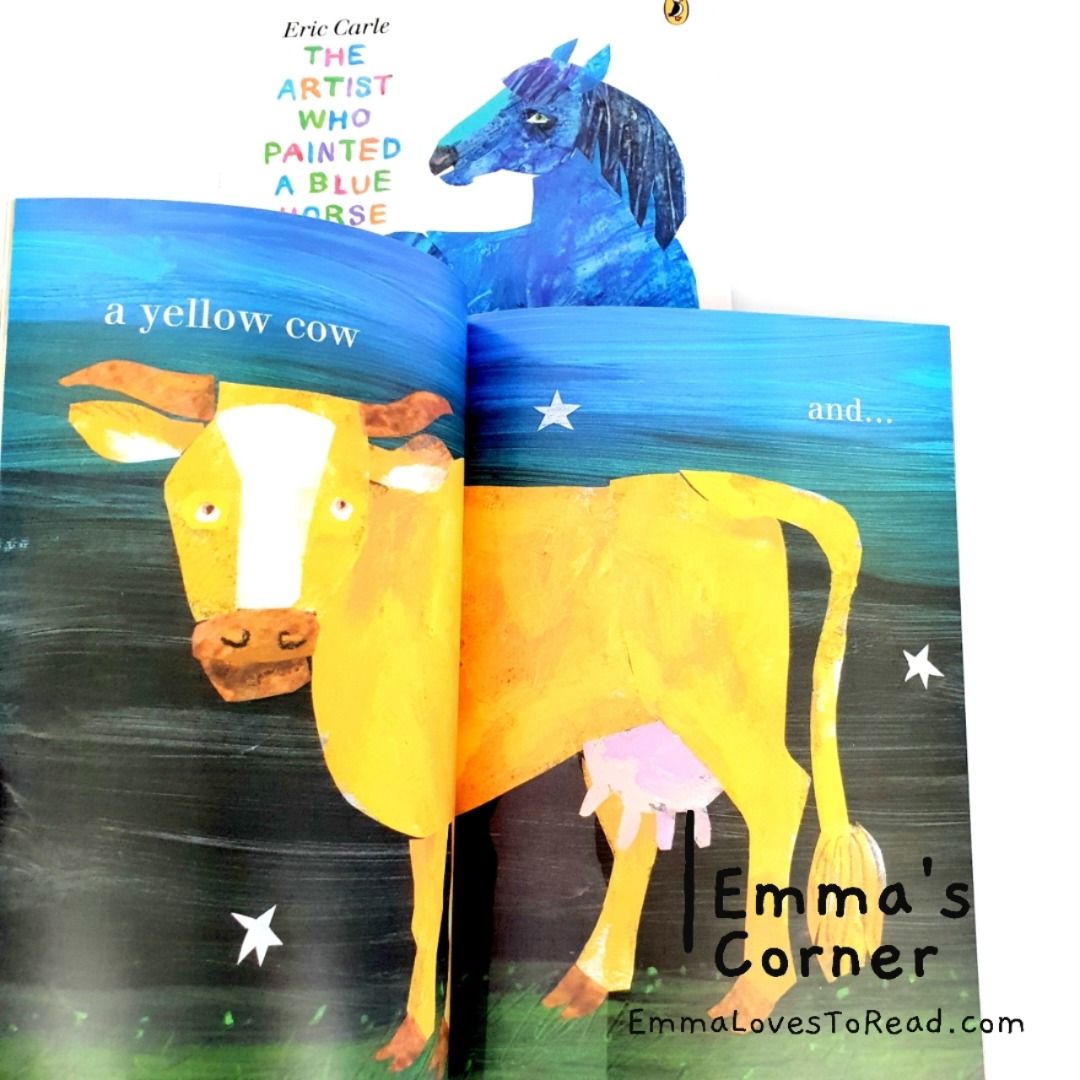 The Artist who Painted a Blue Horse by Eric Carle PB, Hobbies & Toys