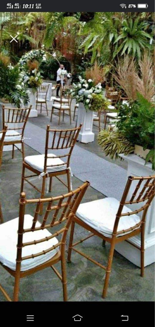 Tiffany chairs & tables, Furniture & Home Living, Furniture, Chairs on