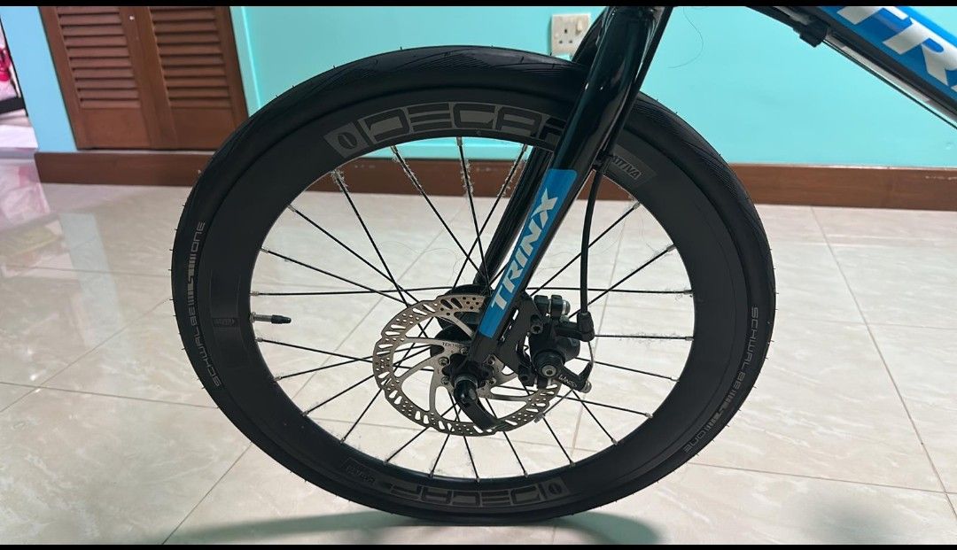 Trinx minivelo java cl tern (Category: Bicycles) located in Singapore. Submitted by lowace3561 (Listing ID 1210724802, Image 4). Description: Selling behalf for my fren trinx minivelo. Use only 3 times. Still in good condition & all in stock parts. Pls do pm me if u interested..