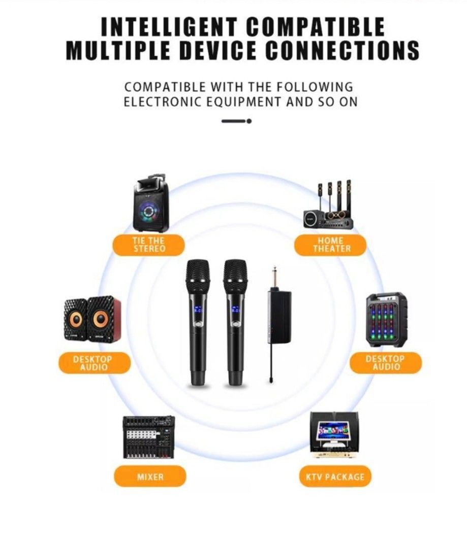 Tylex XY78 Wireless Microphone, Audio, Microphones on Carousell