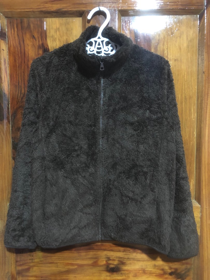 Uniqlo Fur Jacket, Women's Fashion, Coats, Jackets and Outerwear on