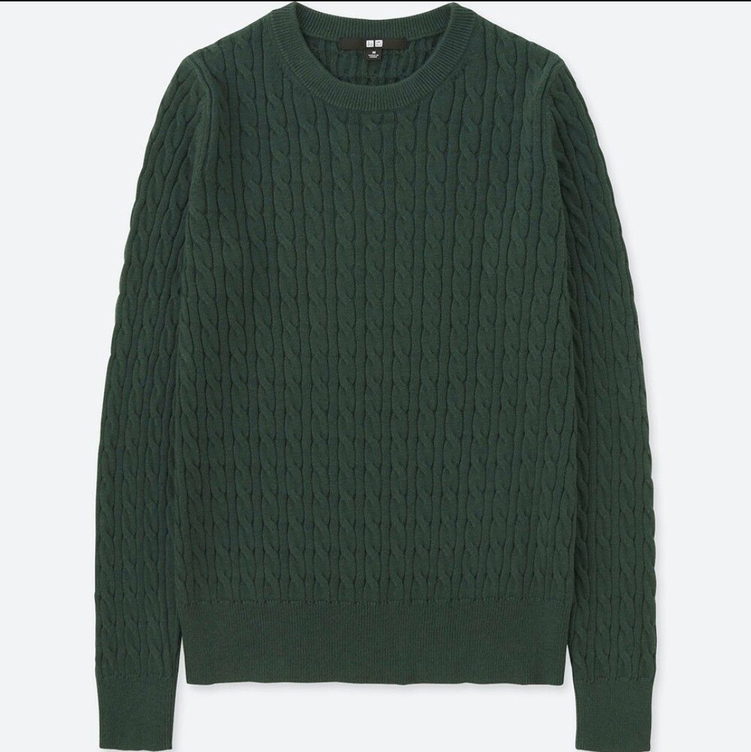 Uniqlo green shop sweater