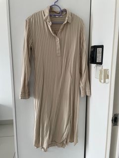 Uniqlo Long Sleeve Striped Dress/Top