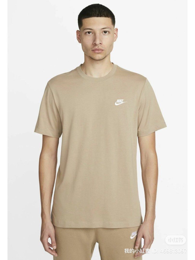 T shirt nike homme beige new arrivals