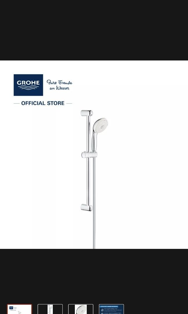Grohe Shower Rail Set 4 Sprays, Furniture & Home Living, Bathroom