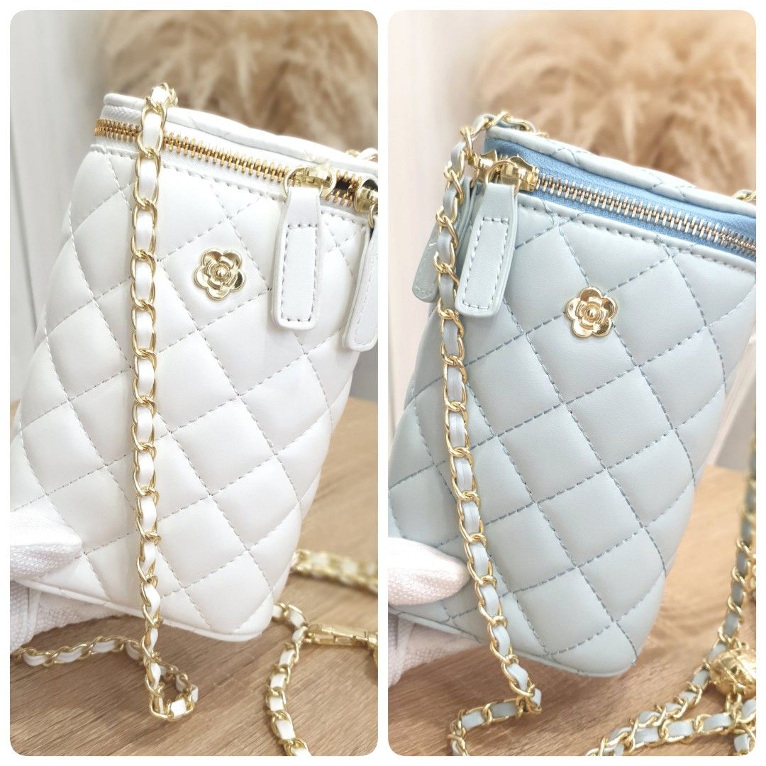 CLEARANCE Vanity Chain Bag vertical crossbody bag quilted chain bag mini crossbody bag small vanity bag crossbody bag quilted bag bucket bag