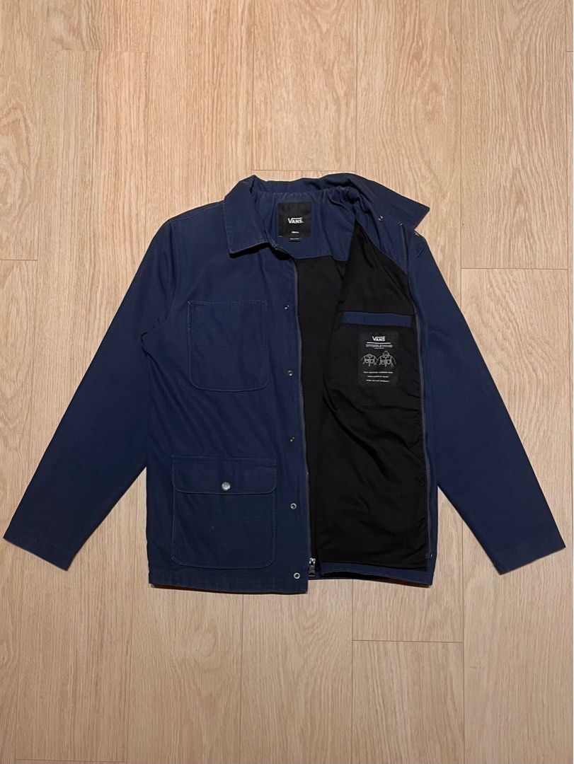 Blue vans windbreaker