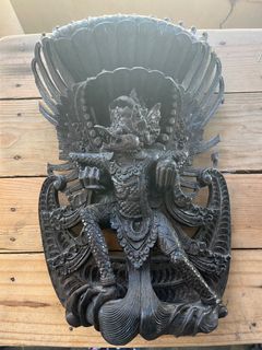 Vintage Hindu Balinese Wooden Sculpture