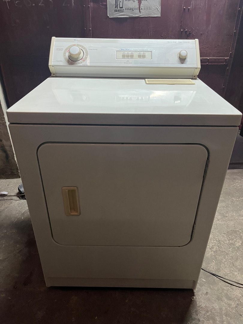 Whirlpool electric dryer 10.5kg 220volts, TV & Home Appliances, Washing