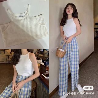 Women sleeveless white top