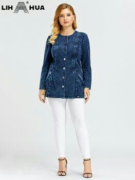 Women's Plus Size Denim Jacket
