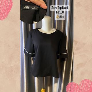 Zara Basic / Ld 100 / Warna Hitam