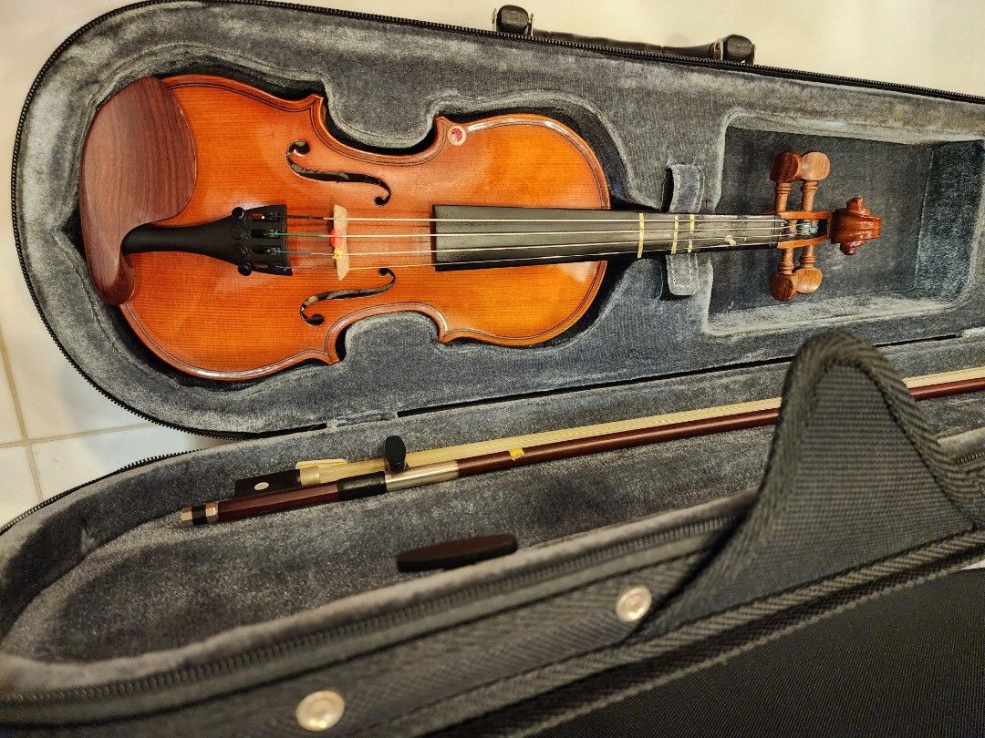 1 10 Violin Made In Germany Tong Ming Xi Hobbies Toys Music Media Musical Instruments on Carousell