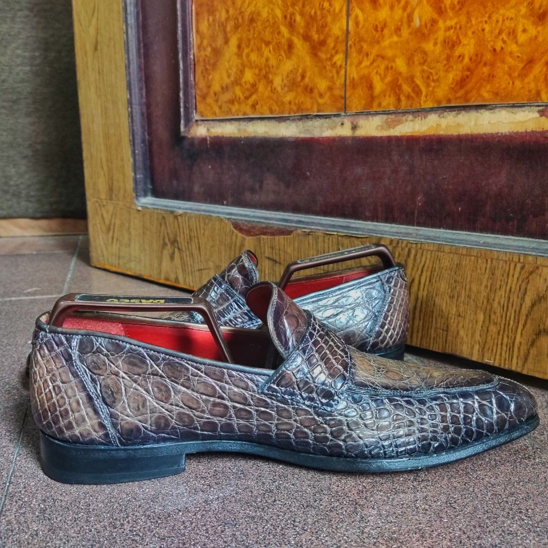 2500 Magnanni Exotics Full Genuine Crocodile Dress Shoes Men s Fashion Footwear Dress Shoes on Carousell