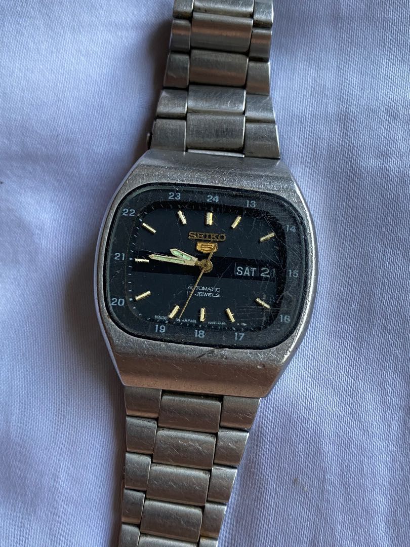 1982 Seiko 5 TV dial gents automatic, Men's Fashion, Watches & Accessories,  Watches on Carousell