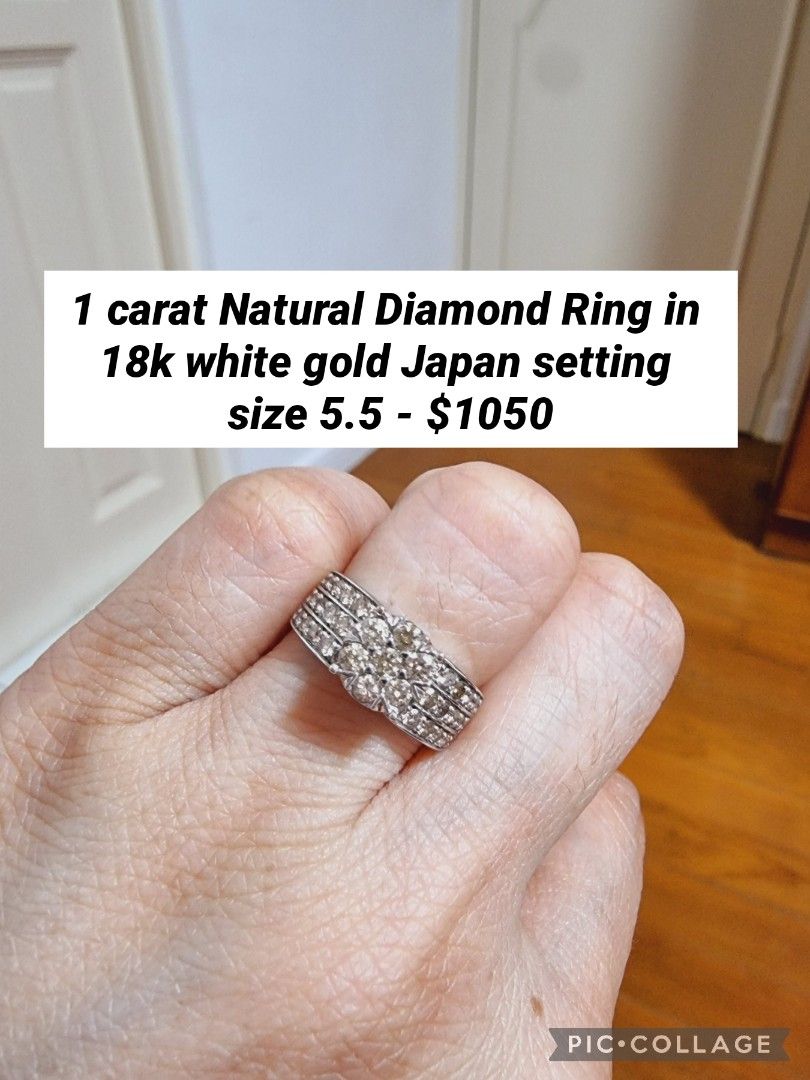 White hotsell carat gold