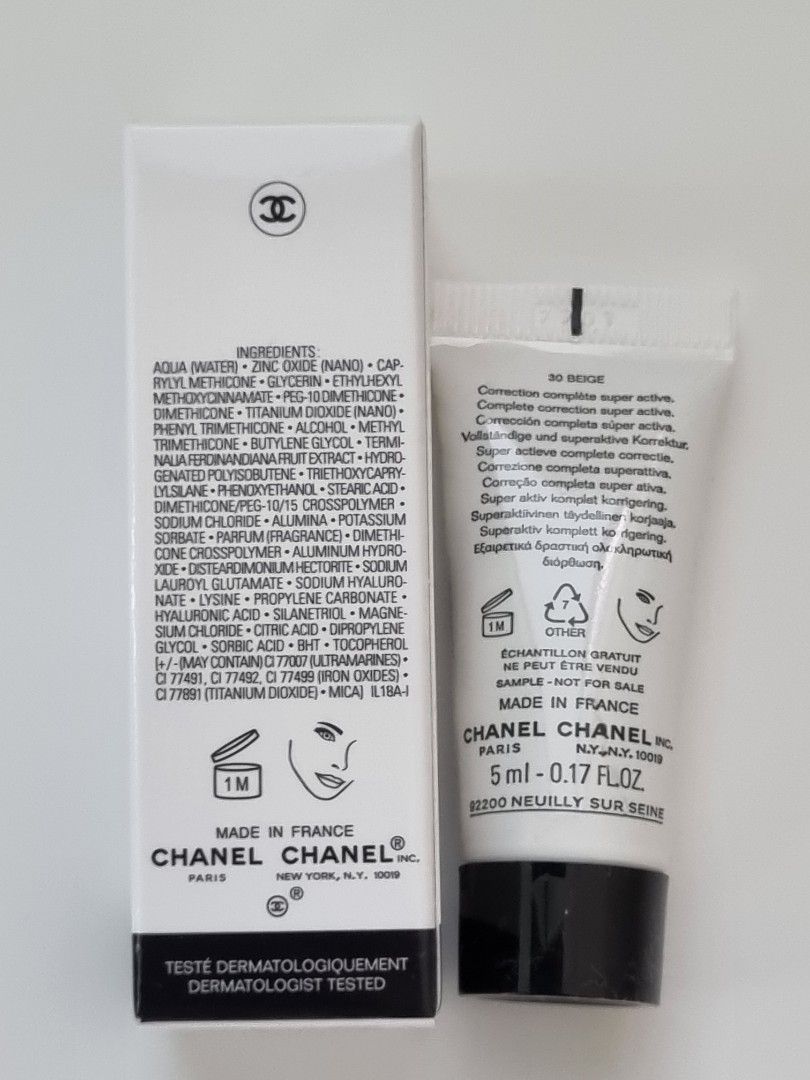 CHANEL CC Cream Super Active Complete Correction - 1 oz