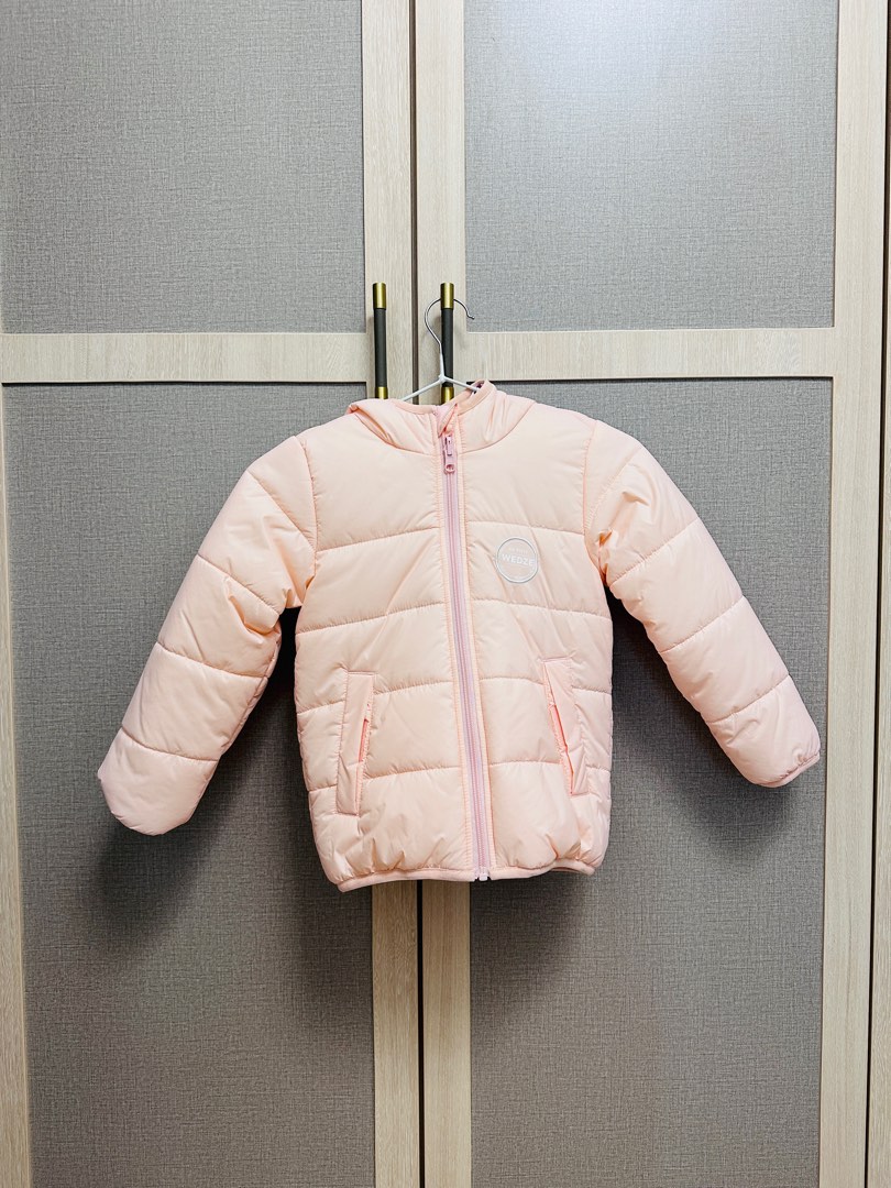 兒童小童女童滑雪雙面外套風褸WEDZE Kids Child Girl SKI JKT 100 WARM