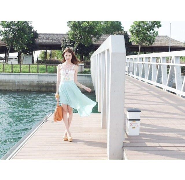 The Tinsel Rack Fairy Lights Fishtail Skirt size M Women s Fashion Bottoms Skirts on Carousell
