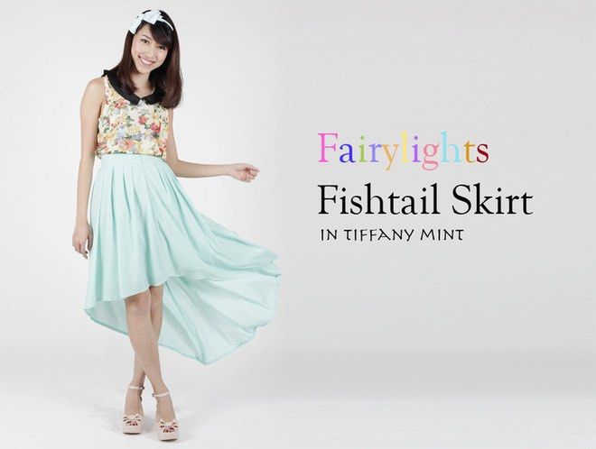 Fairy lights fishtail skirt store
