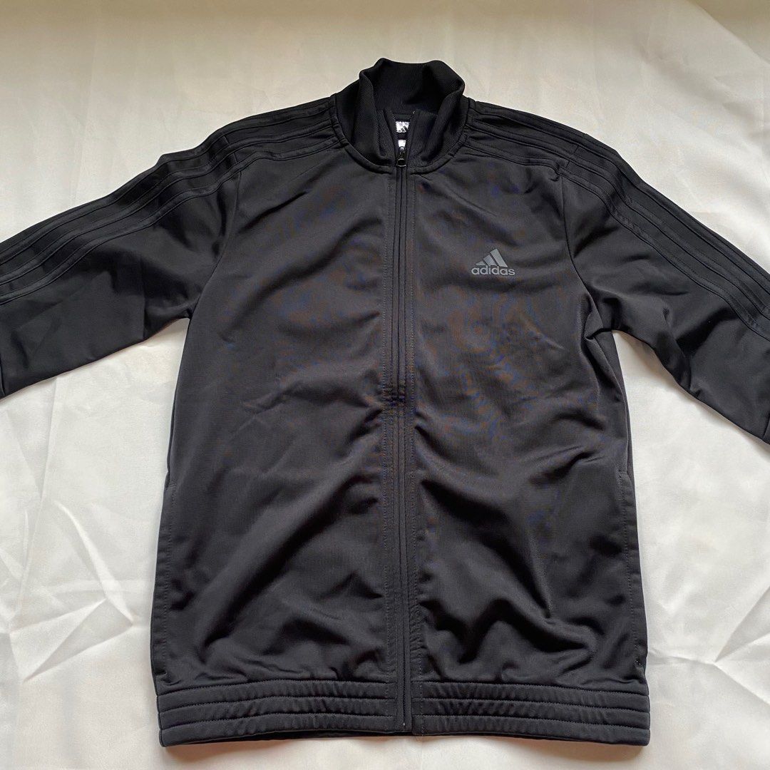 Adidas all black best sale jacket