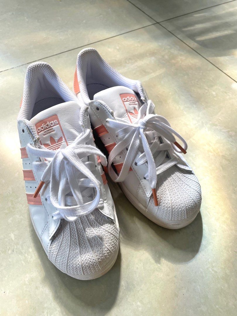 Adidas superstar deals pink silver