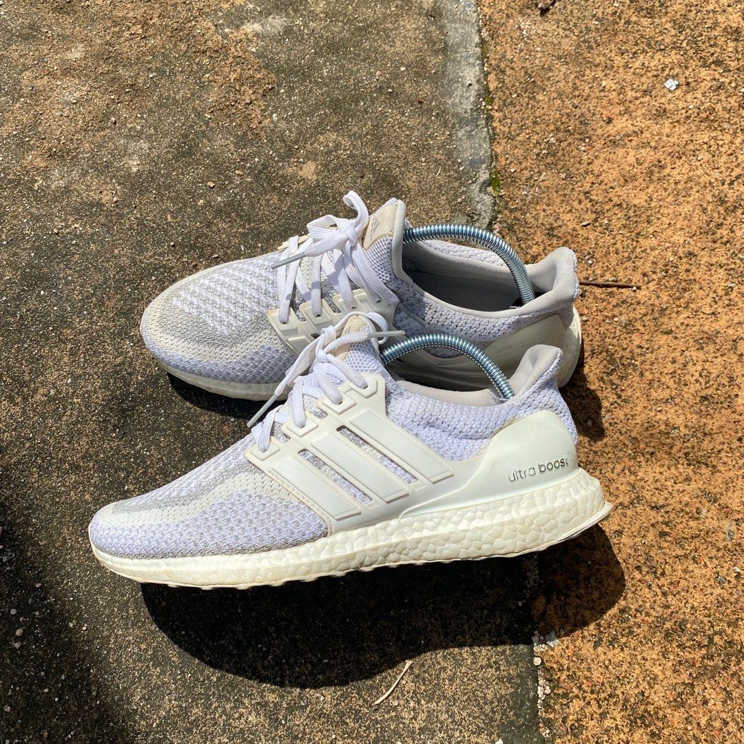 adidas Ultra Boost 2.0 White Reflective | Size 42 | Good Condition, Fesyen  Pria, Sepatu , Sneakers di Carousell