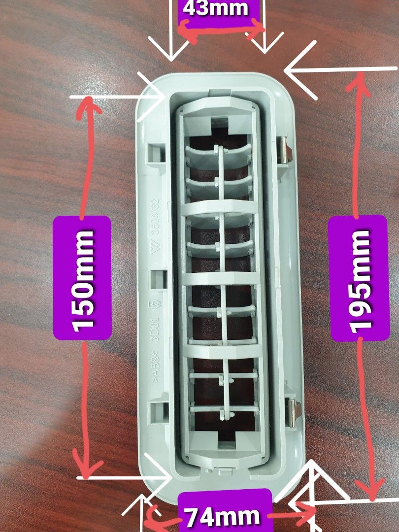 Air con vent outlet Grille, Car Accessories, Accessories on Carousell