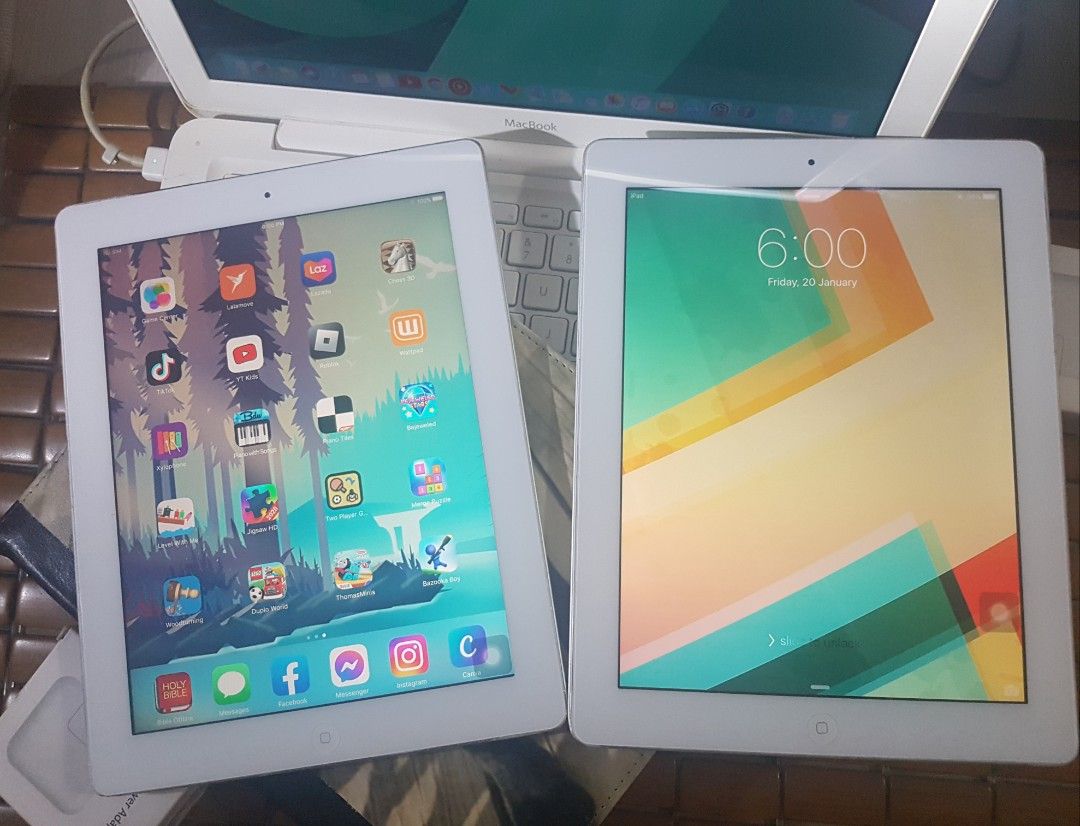 Apple iPad 3rd Gen Sim Slot Max64 Gb (Category: iPad) located in Cavite. Submitted by jmy826 (Listing ID 1210771198, Image 2). Description: iPad 3rd Gen With Sim Slot Max64gb internal Php4,900.0 Color, White Retina Display 9.7" Screen Massive 11,560 mAh battery A merrier 🌼64gb that can store up to 60 Movies! 🎥 iPad READY to use 🍃 No iCloud 💯 Restore & Reset 🆗️ iTunes Sync Ready 🎸 Package inclusions, Bnew power brick/adapter, Bnew Usb 30 pin