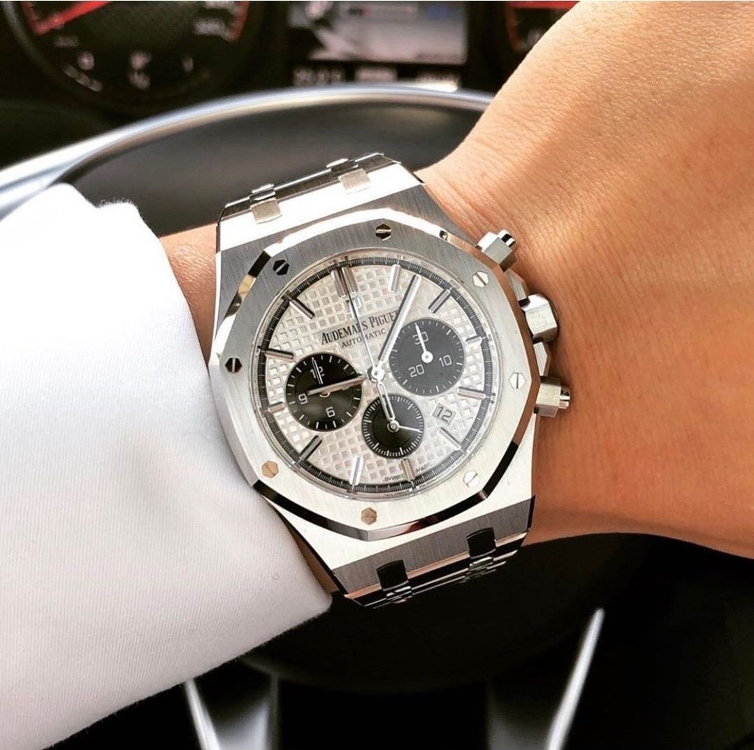 Ap royal oak chronograph panda sale