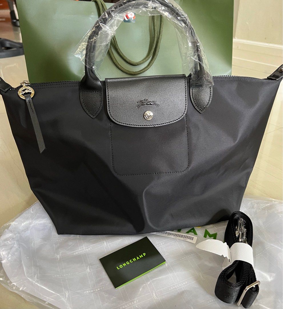 Authentic Longchamp Neo Le Pliage with latest adjustable strap, Luxury