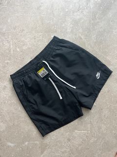 Authentic Nike Retro Woven Shorts Black & White